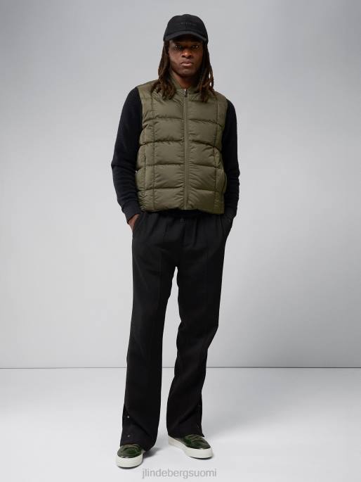 J.Lindeberg dwayne käännettävä liivi miehet metsänvihreä 4VD02407 vaatetus