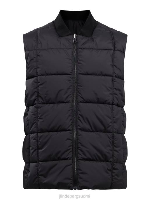 J.Lindeberg dwayne käännettävä liivi miehet musta 4VD02406 vaatetus