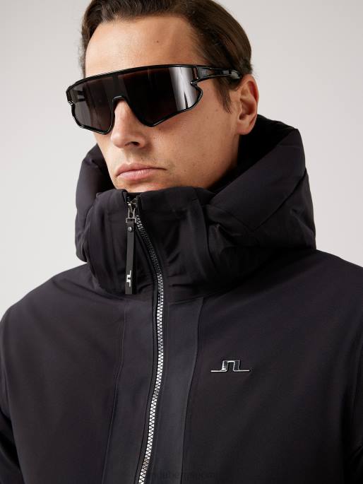 J.Lindeberg edmund hiihtotakki miehet musta 4VD02480 vaatetus