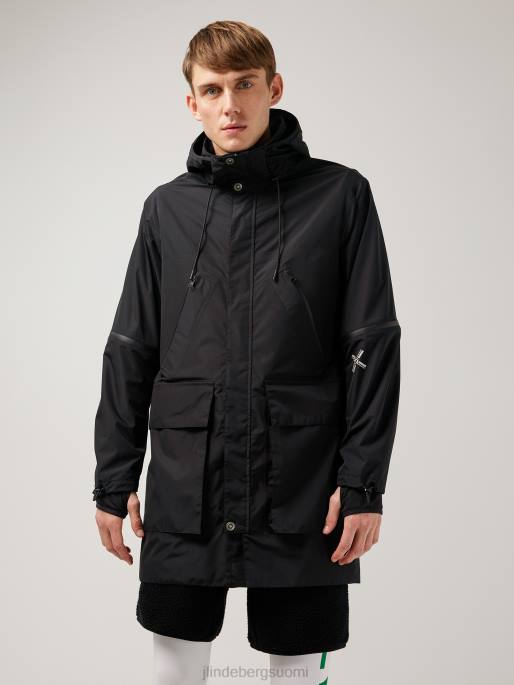 J.Lindeberg howard tech -takki miehet musta 4VD02474 vaatetus