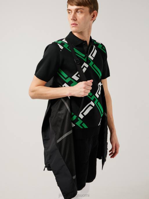 J.Lindeberg howard tech -takki miehet musta 4VD02474 vaatetus