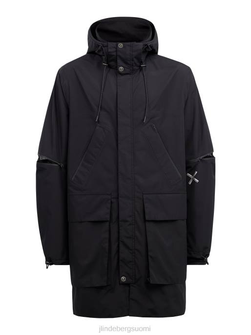 J.Lindeberg howard tech -takki miehet musta 4VD02474 vaatetus