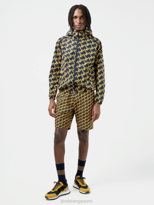 J.Lindeberg jälkipainattu tuulitakki miehet laivasto 4VD02455 vaatetus