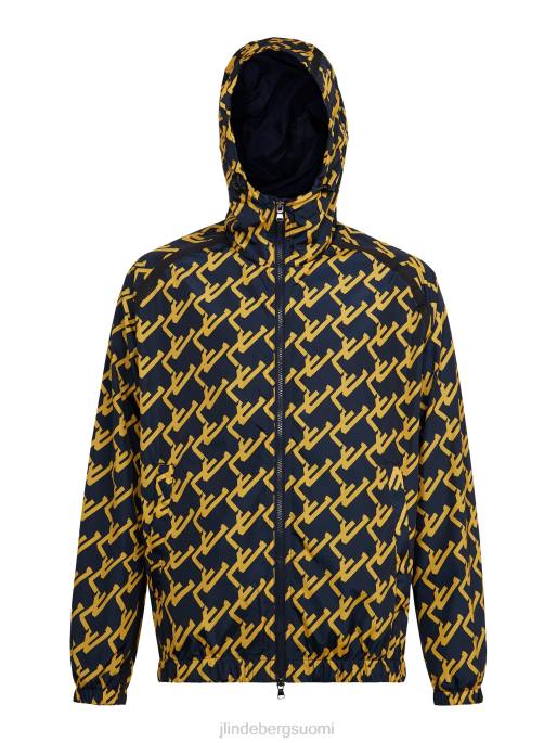 J.Lindeberg jälkipainattu tuulitakki miehet laivasto 4VD02455 vaatetus