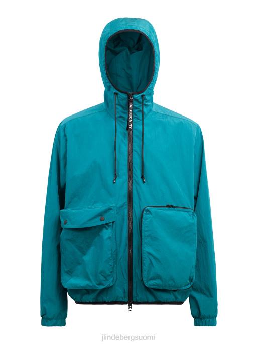 J.Lindeberg jamis crinkle pakattava takki miehet syvä järvi 4VD02454 vaatetus