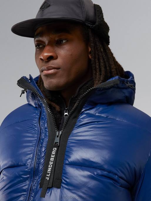 J.Lindeberg kash bomber-takki miehet merensininen 4VD02401 vaatetus