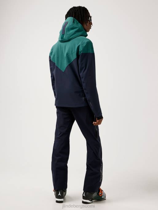 J.Lindeberg omnia pro hiihtotakki miehet puulinjan vihreä 4VD02487 vaatetus