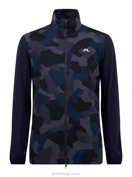 J.Lindeberg packlight print -golftakki miehet laivaston naamio 4VD02497 vaatetus