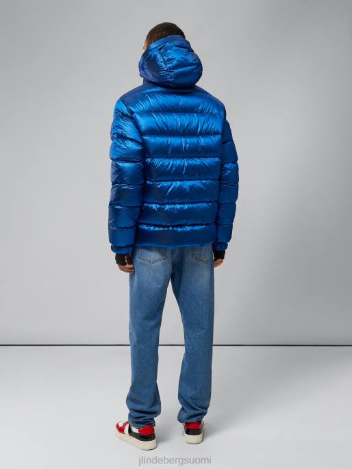 J.Lindeberg pyöreä untuvatakki miehet merensininen 4VD02450 vaatetus