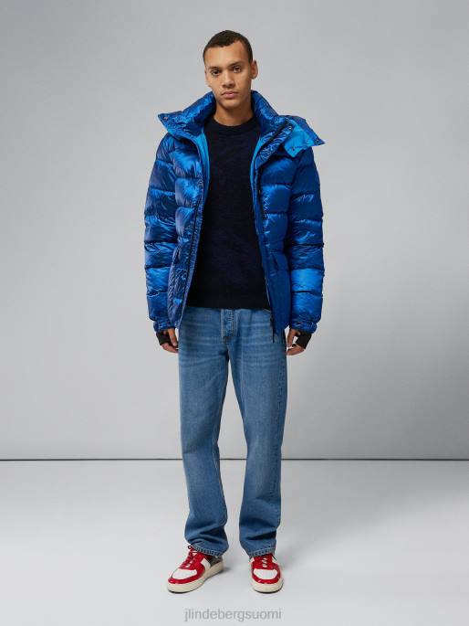 J.Lindeberg pyöreä untuvatakki miehet merensininen 4VD02450 vaatetus