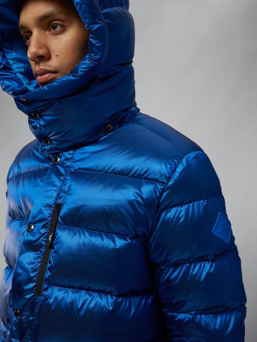 J.Lindeberg pyöreä untuvatakki miehet merensininen 4VD02450 vaatetus