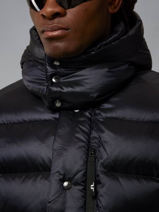 J.Lindeberg pyöreä untuvatakki miehet musta 4VD02449 vaatetus