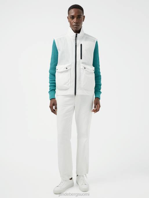 J.Lindeberg raufa ryppyinen liivi miehet valkoinen 4VD02452 vaatetus