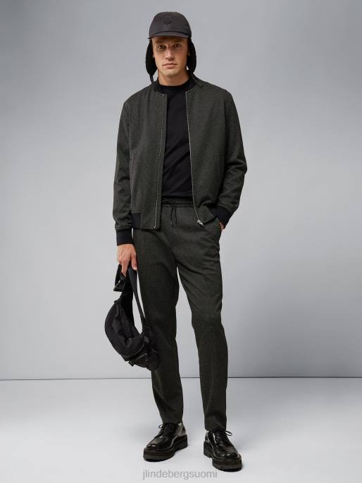 J.Lindeberg thom jersey bomber -takki miehet musta 4VD02399 vaatetus