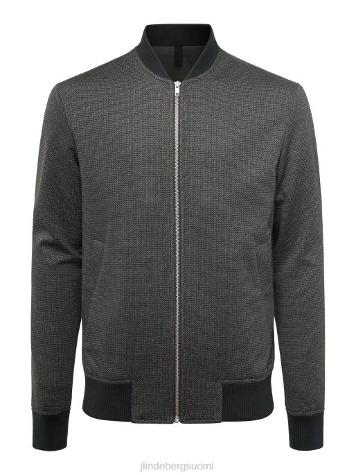 J.Lindeberg thom jersey bomber -takki miehet musta 4VD02399 vaatetus