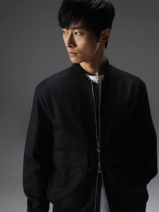 J.Lindeberg thom villatoimikas pommikone miehet musta 4VD02378 vaatetus