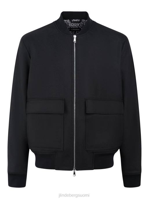 J.Lindeberg thom villatoimikas pommikone miehet musta 4VD02378 vaatetus