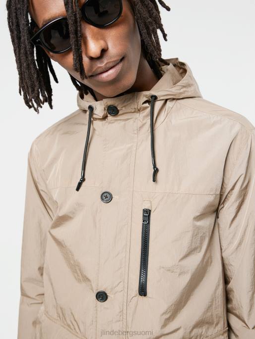 J.Lindeberg tuhkainen tuulitakki miehet batique khaki 4VD02456 vaatetus