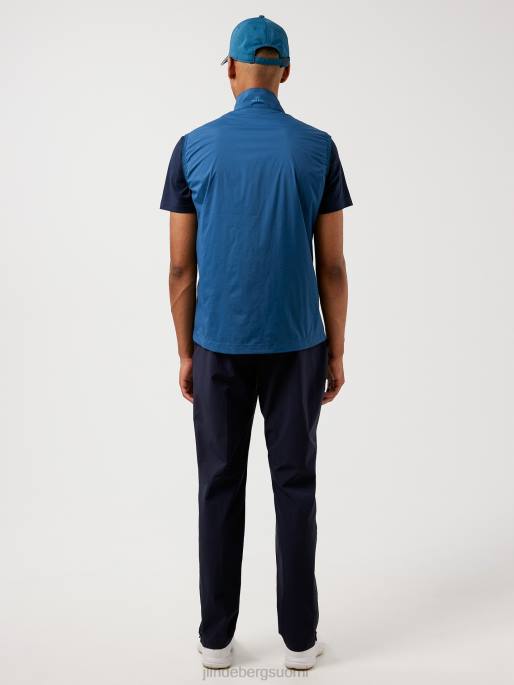 J.Lindeberg tuhkakevyt pakattava golfliivi miehet majolican sininen 4VD02493 vaatetus