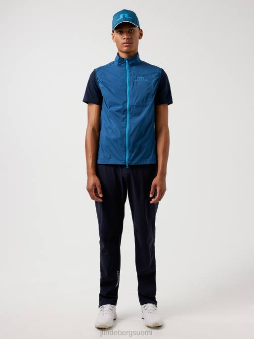 J.Lindeberg tuhkakevyt pakattava golfliivi miehet majolican sininen 4VD02493 vaatetus