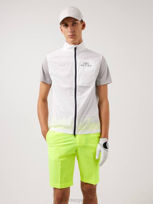 J.Lindeberg tuhkakevyt pakattava golfliivi miehet valkoinen 4VD02494 vaatetus