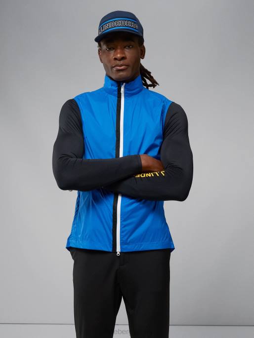 J.Lindeberg tuhkakevyt pakattava liivi miehet merensininen 4VD02395 vaatetus