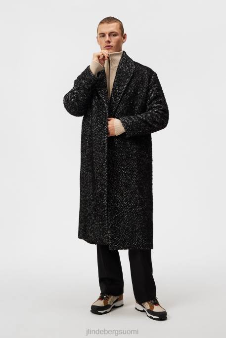 J.Lindeberg willy kalanruototakki miehet musta melansi 4VD0911 vaatetus
