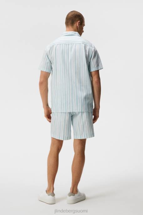 J.Lindeberg elio maalattu raidallinen paita miehet unelma sininen 4VD01165 vaatetus