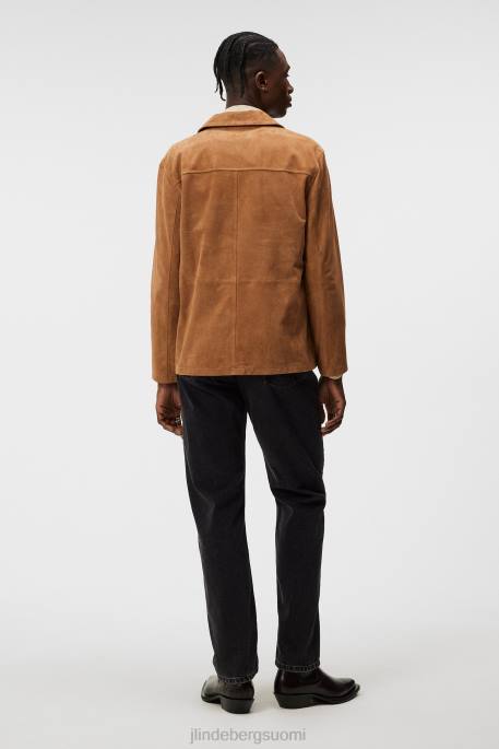 J.Lindeberg jonahin mokkanahkainen paita miehet maaorava 4VD01162 vaatetus