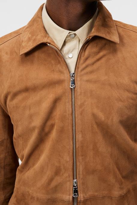 J.Lindeberg jonahin mokkanahkainen paita miehet maaorava 4VD01162 vaatetus