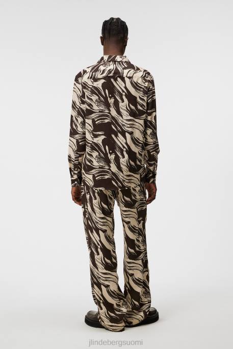 J.Lindeberg playa painettu tencel-paita miehet delicioso 4VD01149 vaatetus