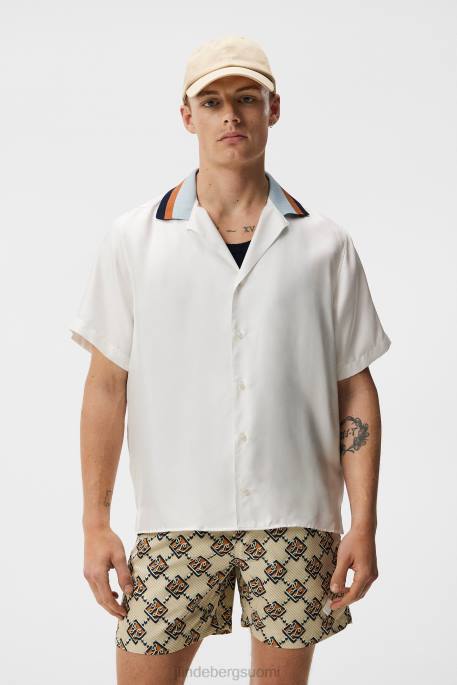 J.Lindeberg skala silkkipaita miehet valkoinen 4VD01166 vaatetus