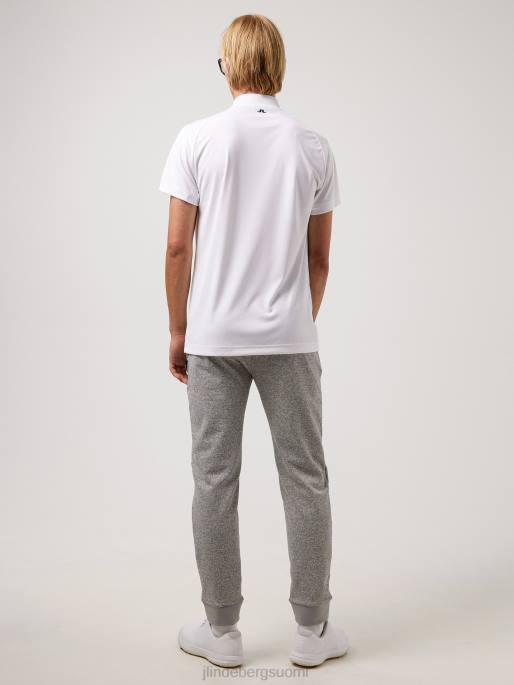 J.Lindeberg benga print -golftoppi miehet valkoinen 4VD02128 vaatetus