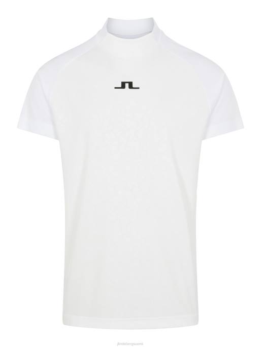 J.Lindeberg benga print -golftoppi miehet valkoinen 4VD02128 vaatetus