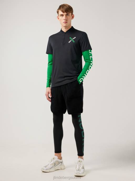 J.Lindeberg leijonapoolo miehet musta 4VD02115 vaatetus