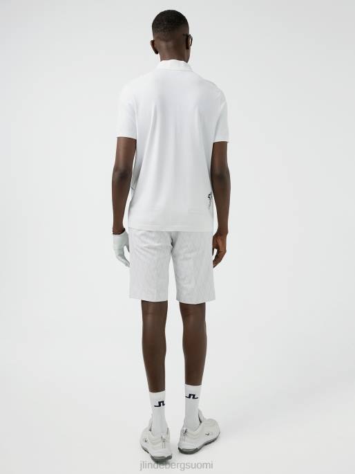 J.Lindeberg luka neulottu golfpoolo miehet valkoinen 4VD02082 vaatetus