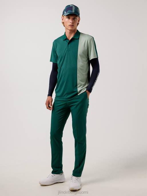 J.Lindeberg maxim golf poolo miehet puulinjan vihreä 4VD02122 vaatetus