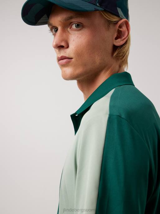 J.Lindeberg maxim golf poolo miehet puulinjan vihreä 4VD02122 vaatetus