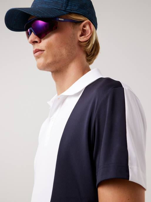 J.Lindeberg maxim golf poolo miehet valkoinen 4VD02121 vaatetus