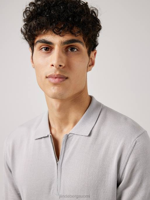 J.Lindeberg nino neulottu poolo miehet kiven harmaa 4VD02112 vaatetus