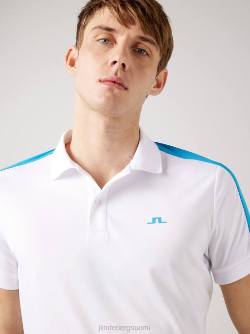 J.Lindeberg rowland golf poolo miehet valkoinen 4VD02110 vaatetus
