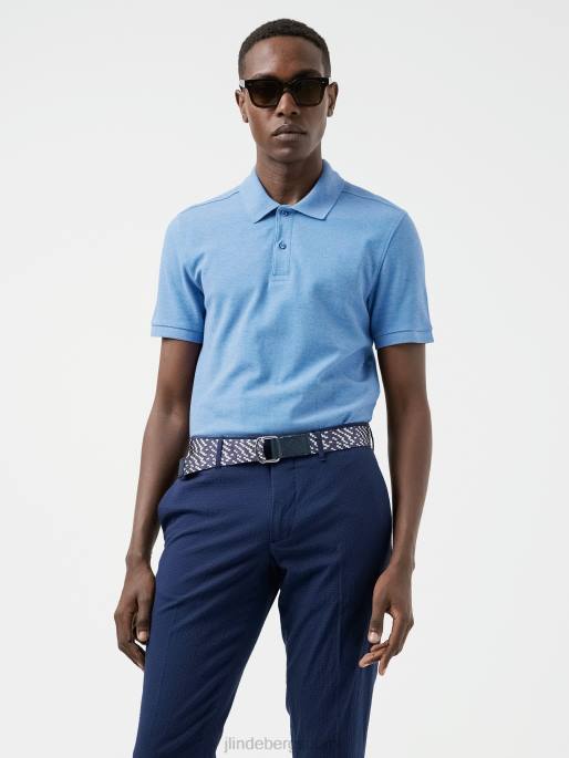 J.Lindeberg troy pique polo miehet ultramariini 4VD02093 vaatetus