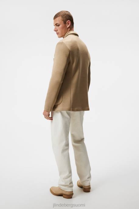 J.Lindeberg Carlton-neuletakki bleiseri miehet tiikeriruskea 4VD01214 vaatetus