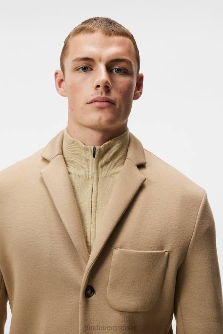 J.Lindeberg Carlton-neuletakki bleiseri miehet tiikeriruskea 4VD01214 vaatetus