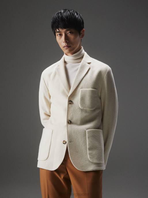 J.Lindeberg Carlton villatakki bleiseri miehet pilvi valkoinen 4VD02550 vaatetus