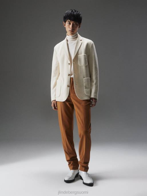 J.Lindeberg Carlton villatakki bleiseri miehet pilvi valkoinen 4VD02550 vaatetus