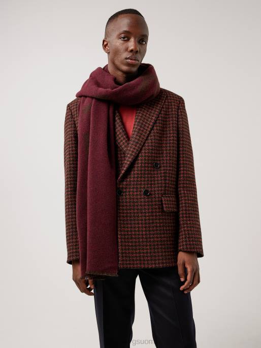 J.Lindeberg David houndstooth bleiseri miehet oranssi ympyrä 4VD02570 vaatetus