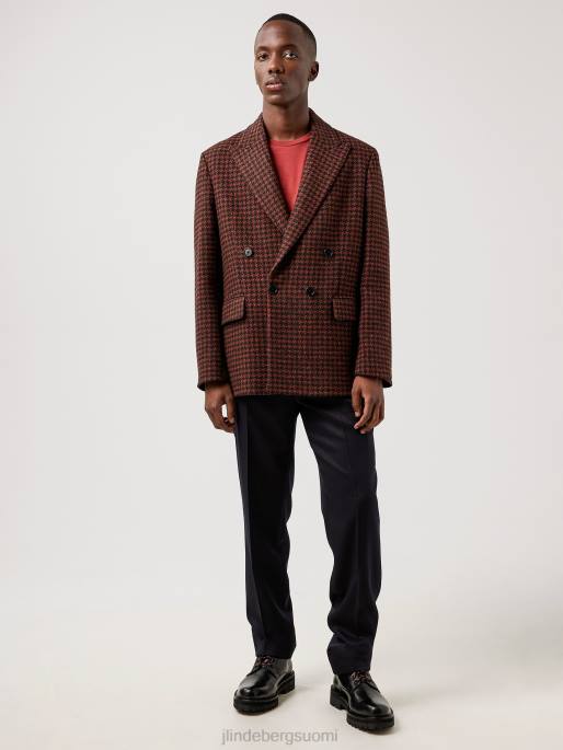 J.Lindeberg David houndstooth bleiseri miehet oranssi ympyrä 4VD02570 vaatetus
