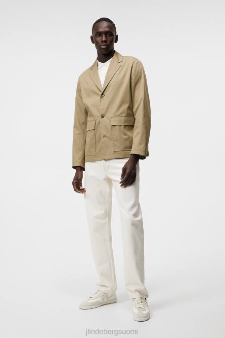 J.Lindeberg Jack kevyt puuvillableiseri miehet aloe 4VD01210 vaatetus