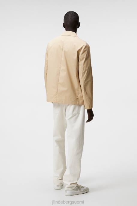 J.Lindeberg Jack kevyt puuvillableiseri miehet safari beige 4VD01211 vaatetus